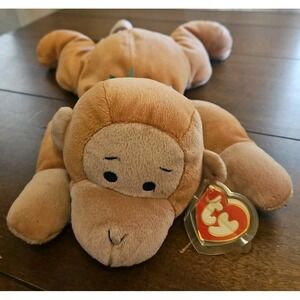 1997 TY Original Beanie Baby Buddy Pillow Pals Swinger the Monkey 14" Plush VTG